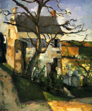 Paul Cezanne Painting - The House and the Tree Paul Cezanne